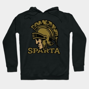 sparta warrior head Hoodie